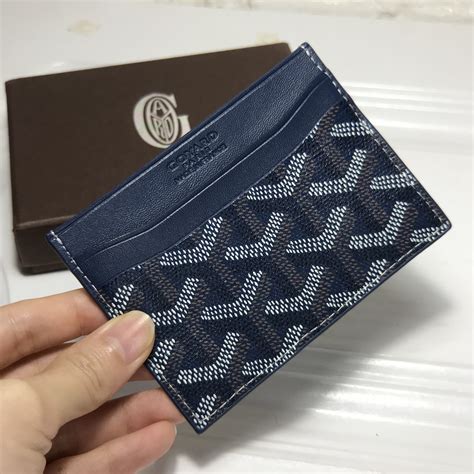 men goyard business card holder|Goyard card holder inside.